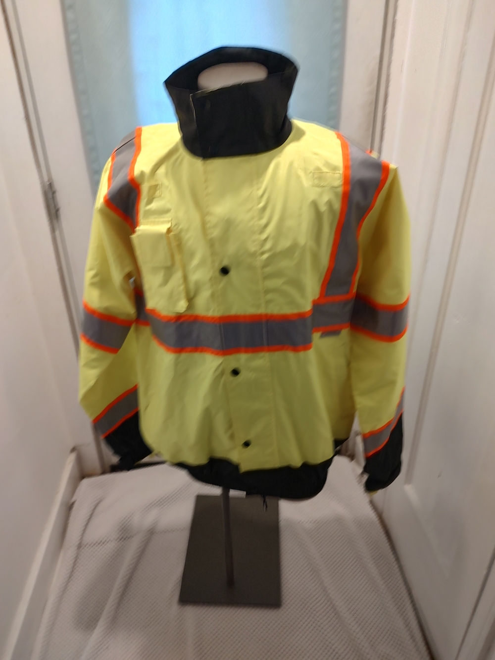 Lakeland Safety Jacket Class 3 Type R 2xl Tall Snap And Zip 2 Xl Tall